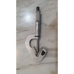 STARRETT NO. 483 V ANVIL MICROMETER Untested As Is